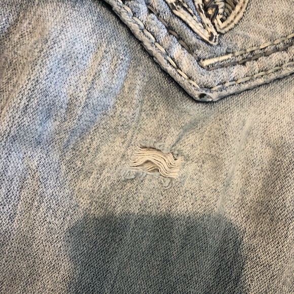 Rock Revival Baxter Slim Bootcut Jeans Sz 27 - Picture 8 of 16